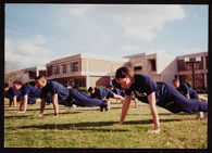 Photograph of AFROTC Physical Training